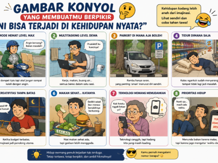 Gambar Konyol yang Membuatmu Berpikir “Ini Bisa Terjadi di Kehidupan Nyata?”