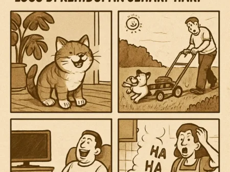 Komik Humor yang Menghadirkan Peristiwa Lucu di Kehidupan Sehari-hari