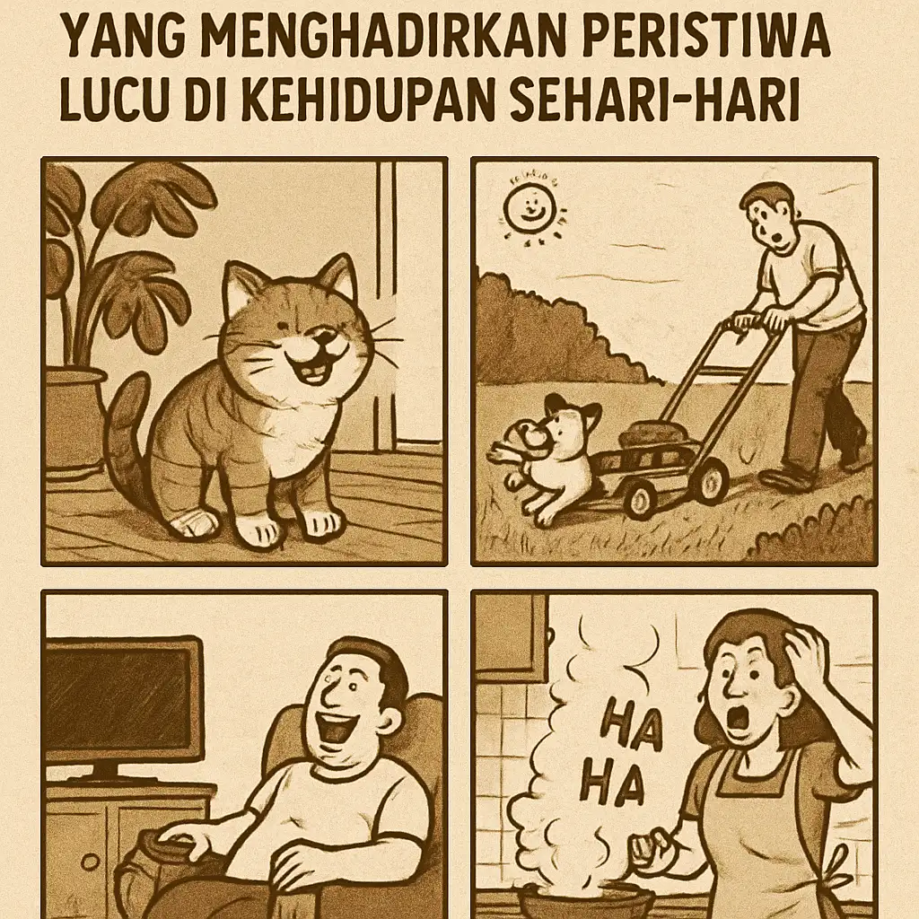 Komik Humor yang Menghadirkan Peristiwa Lucu di Kehidupan Sehari-hari
