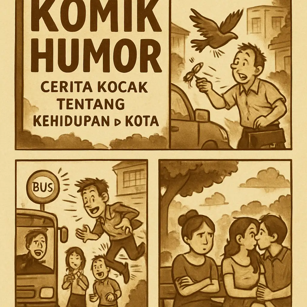 Komik Humor dengan Cerita Kocak tentang Kehidupan di Kota