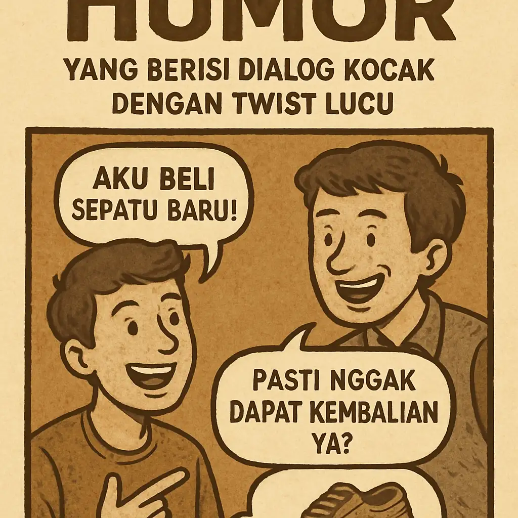 Komik Humor yang Berisi Dialog Kocak dengan Twist Lucu